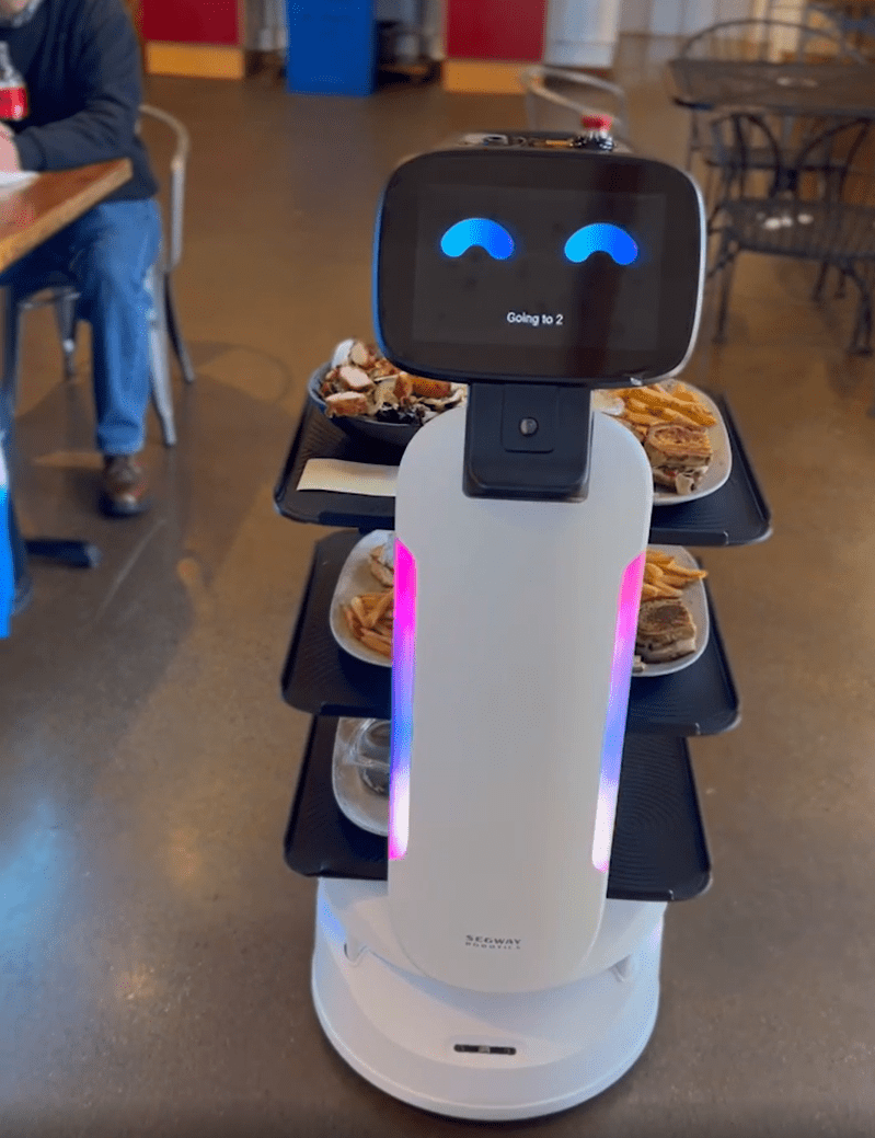 Meet Rootsie! The autonomous food serving robot at Roots 657 in ...